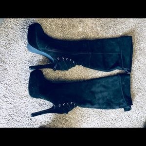 Black Knee high boots